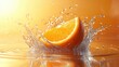 © PikePicture - fresh orange water splash