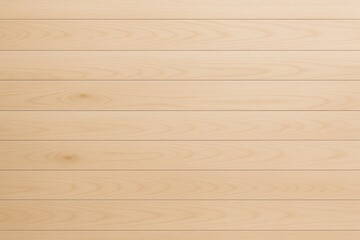 Wall Mural - light wooden planks with smooth grain texture aligned horizontally on a seamless surface background 