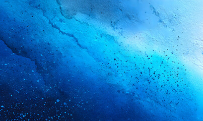 Wall Mural - watercolor background, blue gradient from dark to light softly, with small textures scattered throug