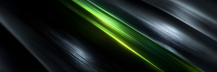 Wall Mural - background black and green dark are light with the gradient is the surface with templates metal text