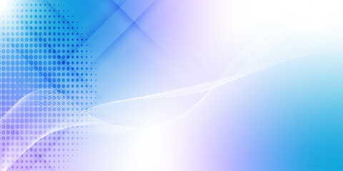 Wall Mural - modern simple minimalist colorful technology modern wavy banner template design. abstract dynamic li