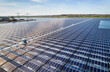 © BusinessClass by W61 - Floating solar farm under blue sky in Netherlands