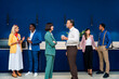 © BusinessClass by W61 - Multi-ethnic corporate business team discussing in coffee break at office