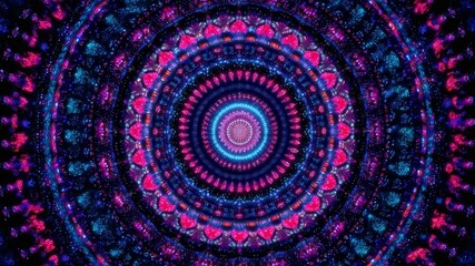 Wall Mural - colorful abstract spiral design with radiant patterns in multicolor hues and a symmetrical arrangeme