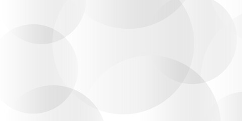 Wall Mural - luxury elegant white and grey background with circle. modern abstract light silver background vector
