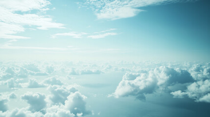Wall Mural - blue sky with clouds . nature background