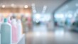 © Arif - Blurred Background Of Product Display In Retail Store With Soft Lights And Colorful Bottles For Background Use In Various Marketing Materials