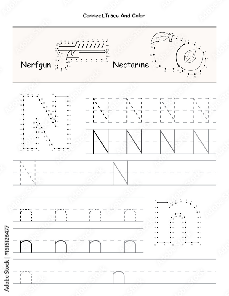 Printable Alphabet Tracing Worksheets A to Z – Uppercase and Lowercase ...
