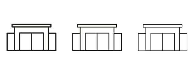 Wall Mural - showroom icon. simple element illustration. can be used for web and mobile.