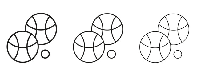 Wall Mural - petanque icon. simple element illustration. can be used for web and mobile.