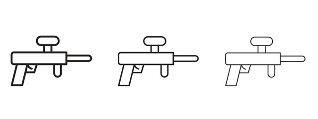 Wall Mural - paintball icon. simple element illustration. can be used for web and mobile.