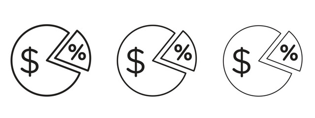 Canvas Print - margin icon. simple element illustration. can be used for web and mobile.