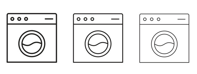 Canvas Print - laundry icon. simple element illustration. can be used for web and mobile.