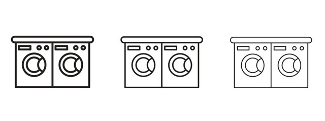 Wall Mural - laundry zone icon. simple element illustration. can be used for web and mobile.