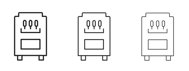 Wall Mural - ice cream maker icon. simple element illustration. can be used for web and mobile.