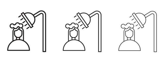 Wall Mural - hair washing icon. simple element illustration. can be used for web and mobile.