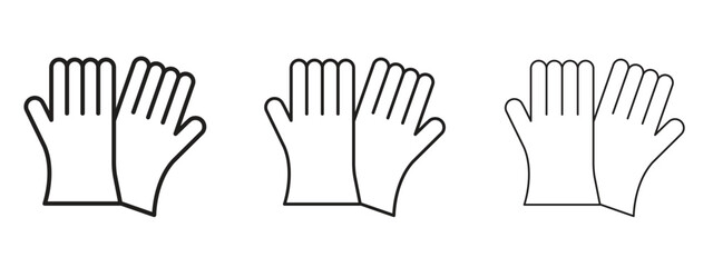 Canvas Print - gloves icon. simple element illustration. can be used for web and mobile.