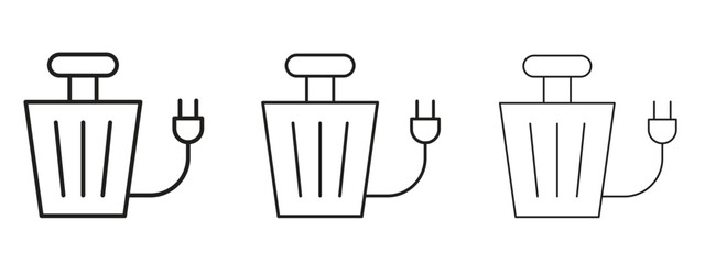 Wall Mural - garbage disposal icon. simple element illustration. can be used for web and mobile.