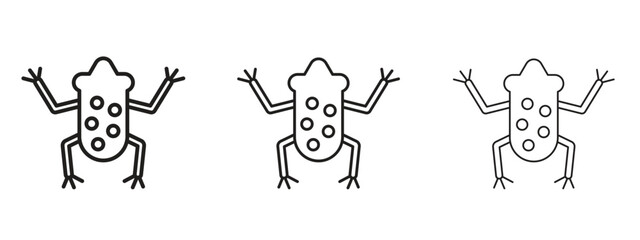Wall Mural - frog icon. simple element illustration. can be used for web and mobile.