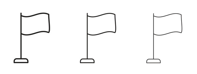Wall Mural - flag icon. simple element illustration. can be used for web and mobile.