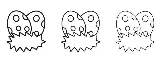 Wall Mural - dinosaur egg icon. simple element illustration. can be used for web and mobile.
