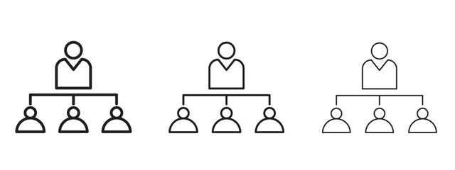 Wall Mural - department head icon. simple element illustration. can be used for web and mobile.