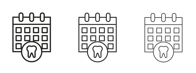 Canvas Print - dental appsointment icon. simple element illustration. can be used for web and mobile.