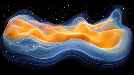 Wall Mural - Abstract swirling galaxy
