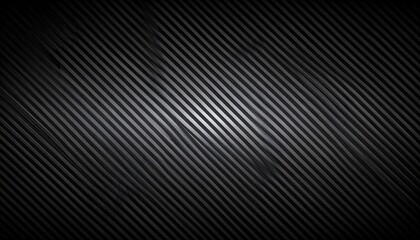 Dark Carbon Fiber Texture with Diagonal Lines and Abstract Gradient Background