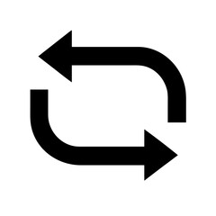 Repeat icon vector illustration