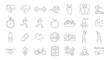 © Langit - Wellness Line Icons A Vector Set for Health and Fitness Concepts