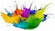 © Roto - abstract colorful background with splashes of liquid colors
