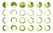 © Design Zone - Pie chart set Circle pie chart diagram. Circle icons for infographic. Colorful diagram collection vector
