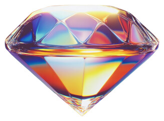 Canvas Print - png diamond accessories reflection iridescent.