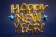 © Rendara Studio - Happy New year 3D balloon text
