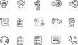 © MST Graphics - Minimalist moving services and safety icon set for relocation and logistics