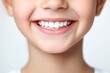 © Ольга Лукьяненко - Smiling child with bright white teeth close-up