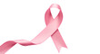 © Itha - Pink Ribbon Isolated On A Black Background Breast Cancer Awareness Illustration