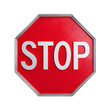 © FAHIMA - red stop sign Blank isolated on transparent background, Clipart png