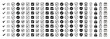 © SUE - Simple checkmark icon set.Various icon sets related to the check mark (uality certify sign, Approval check, shield, clipboard, reservation, calendar, official mark)