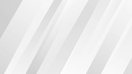 Wall Mural - white color geometric on gray background animation