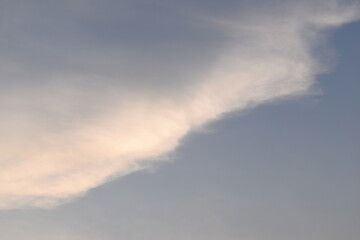 Wall Mural - beautiful blue sky and white cloud background in springtime