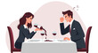 © SEKAR - Couple's Intense Confrontation At Restaurant with Wine Spilling Drama