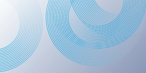Wall Mural - abstract vector illustration of modern blue geometric background. futuristic modern design eps10