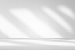 © Media  - Wall interior background, studio and backdrops show products.with shadow from window color white and grey. background for text insertion and presentation product