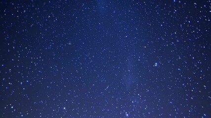 Wall Mural - a mesmerizing video of a starry night sky, captured from a low-angle perspective, showcasing countle