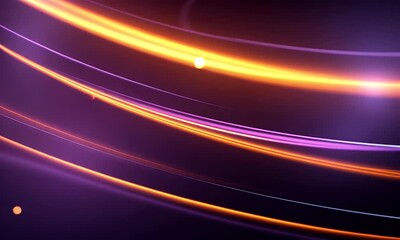 Wall Mural - abstract digital background with colorful light streaks and lines moving rapidly in the dark,