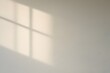 © Herry - Soft morning window shadow on white wall background
