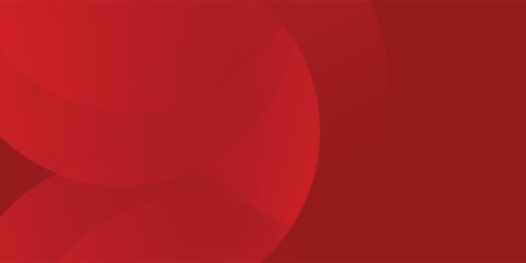 Poster - abstract background of dynamic overlapping red circles
