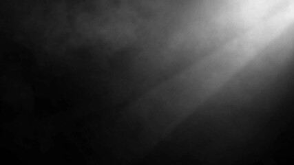 Wall Mural - loopable smoke and light rays - atmospheric video for compositing and effects